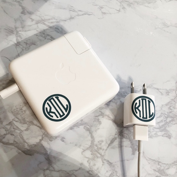 Accessories - Laptop, and phone charger monograms!